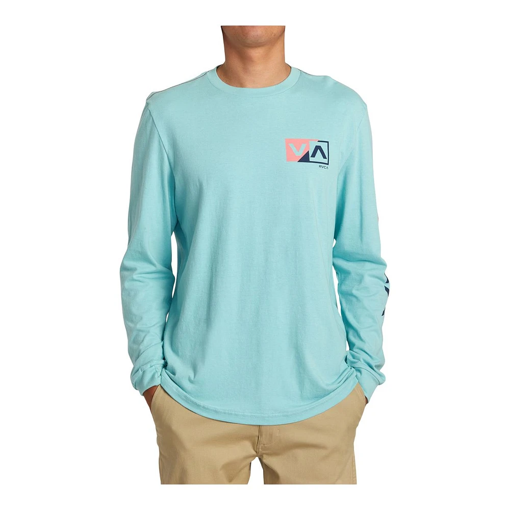 RVCA Men's Shifted Long Sleeve T Shirt