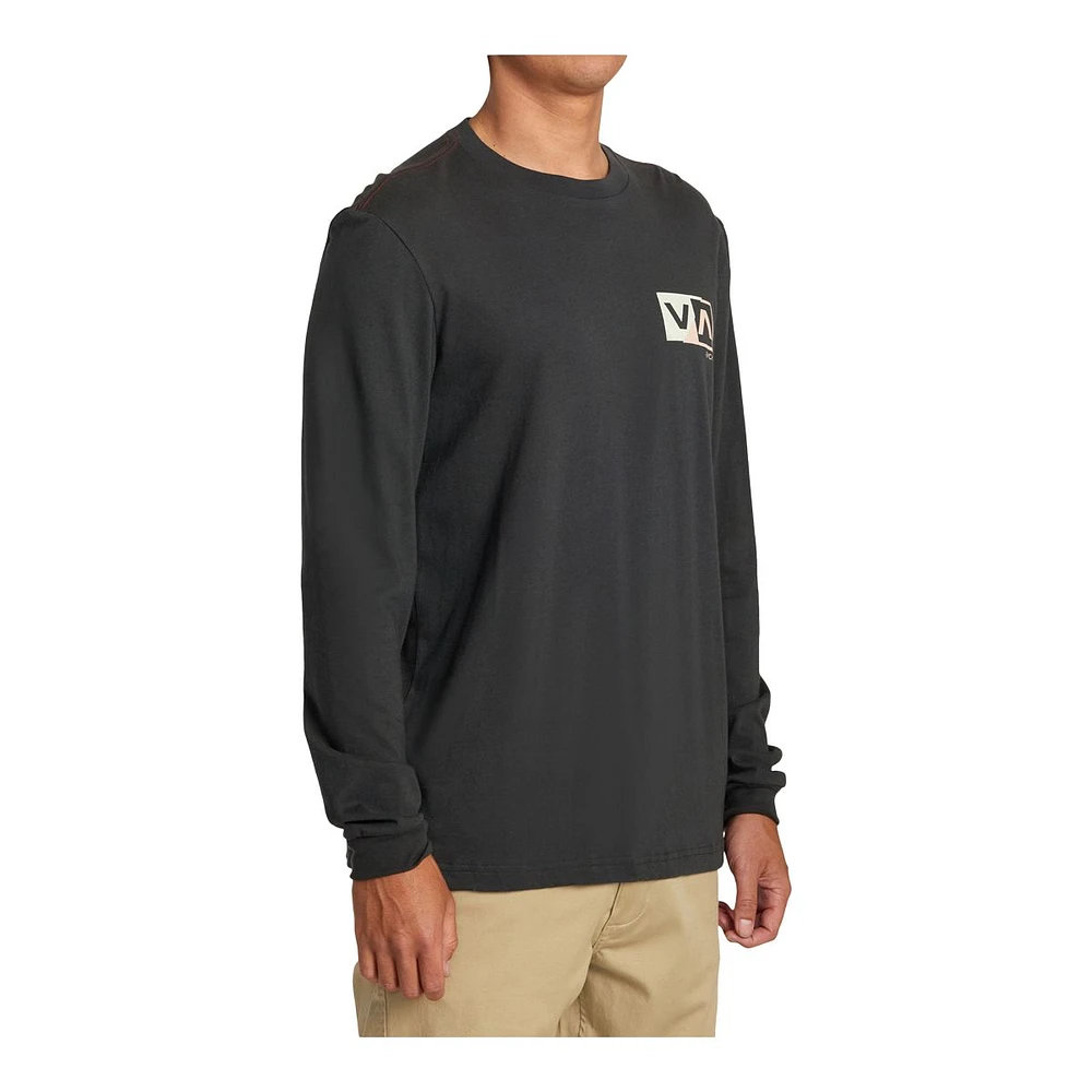 RVCA Men's Shifted Long Sleeve T Shirt