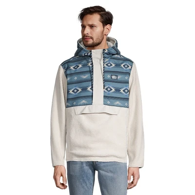 Hurley Men's Evergreen Burrrito Anorak Half Zip Hoodie