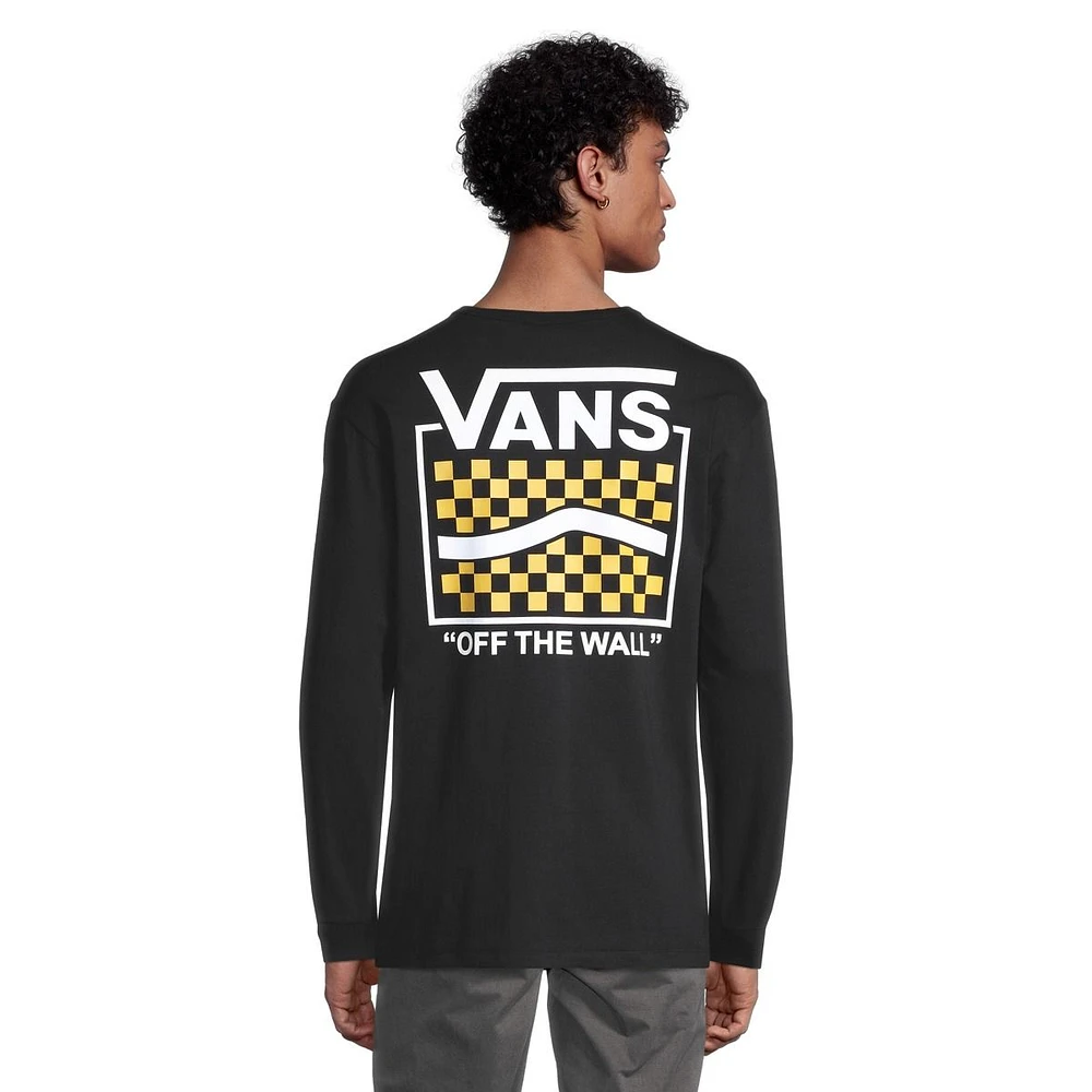 Vans Men's Off The Wall Sidestripe Box Long Sleeve Shirt