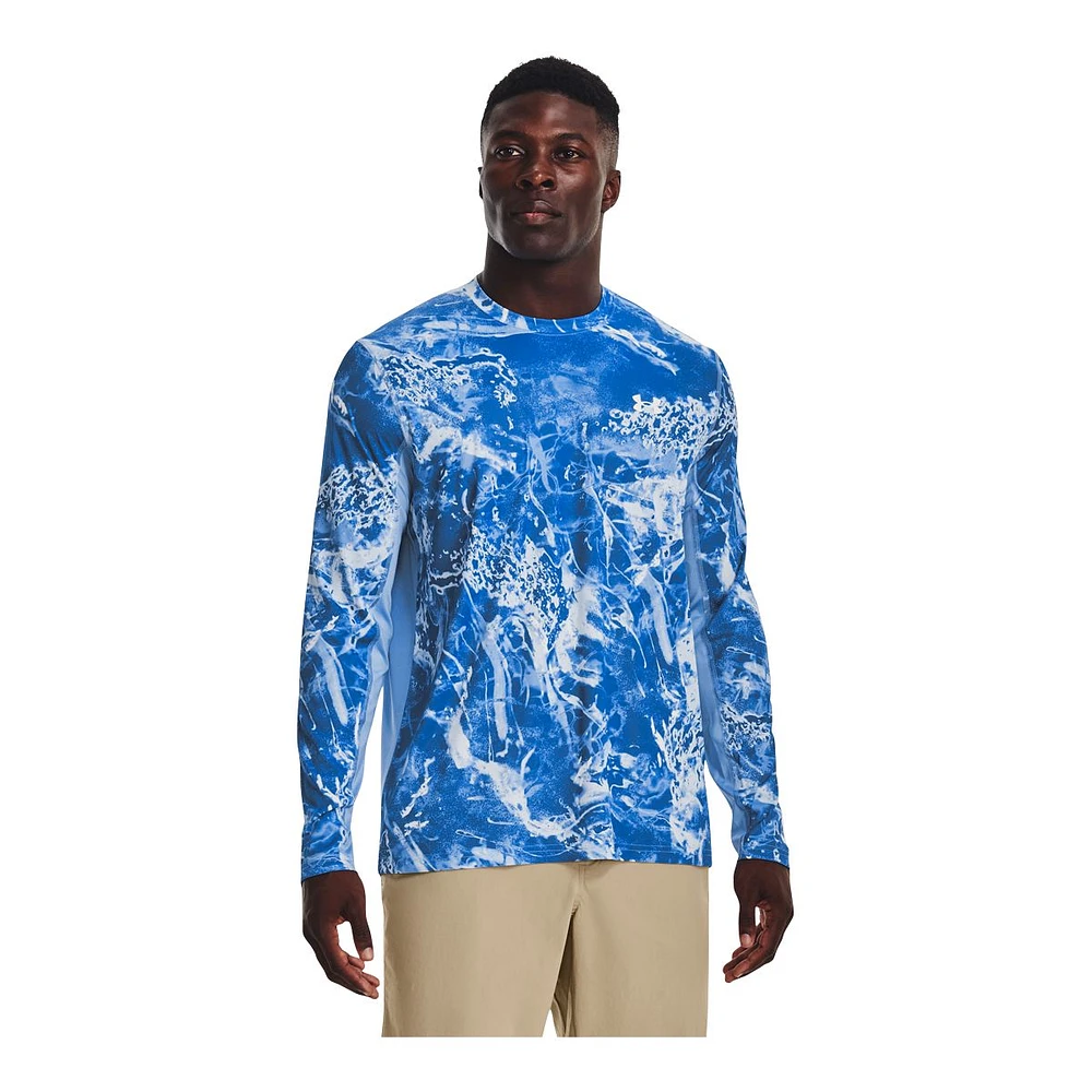 Under Armour Men's Iso-Chill Shorebreak Camo Long Sleeve Shirt