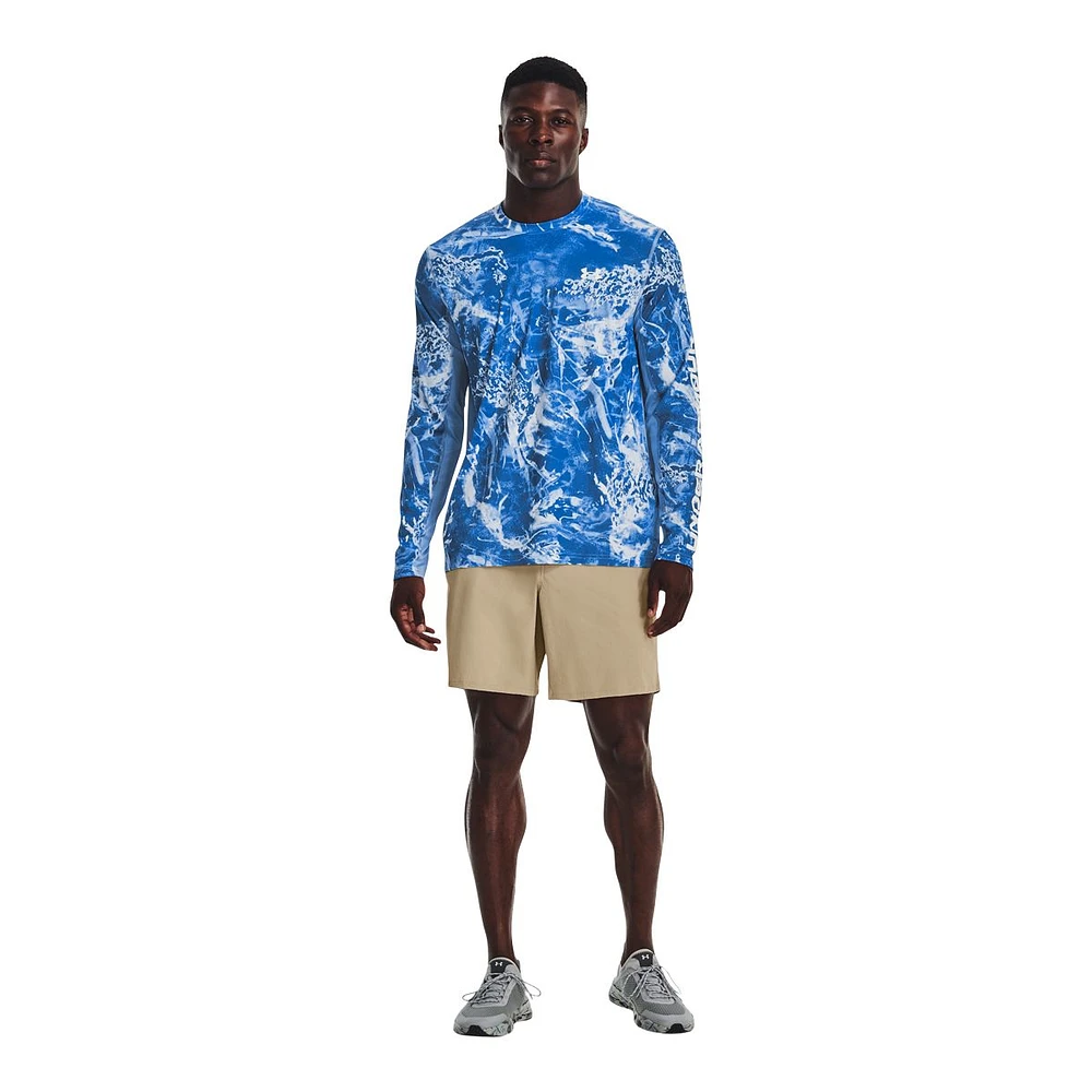 Under Armour Men's Iso-Chill Shorebreak Camo Long Sleeve Shirt