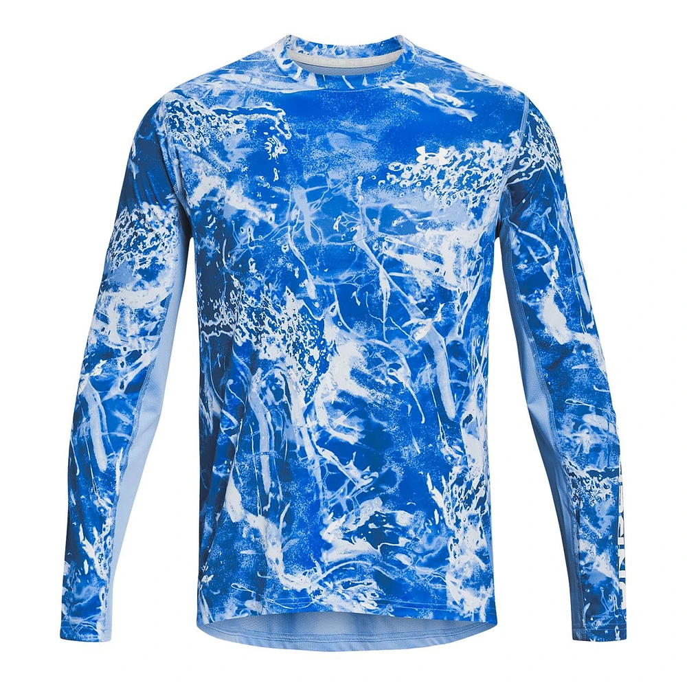 Under Armour Men's Iso-Chill Shorebreak Camo Long Sleeve Shirt