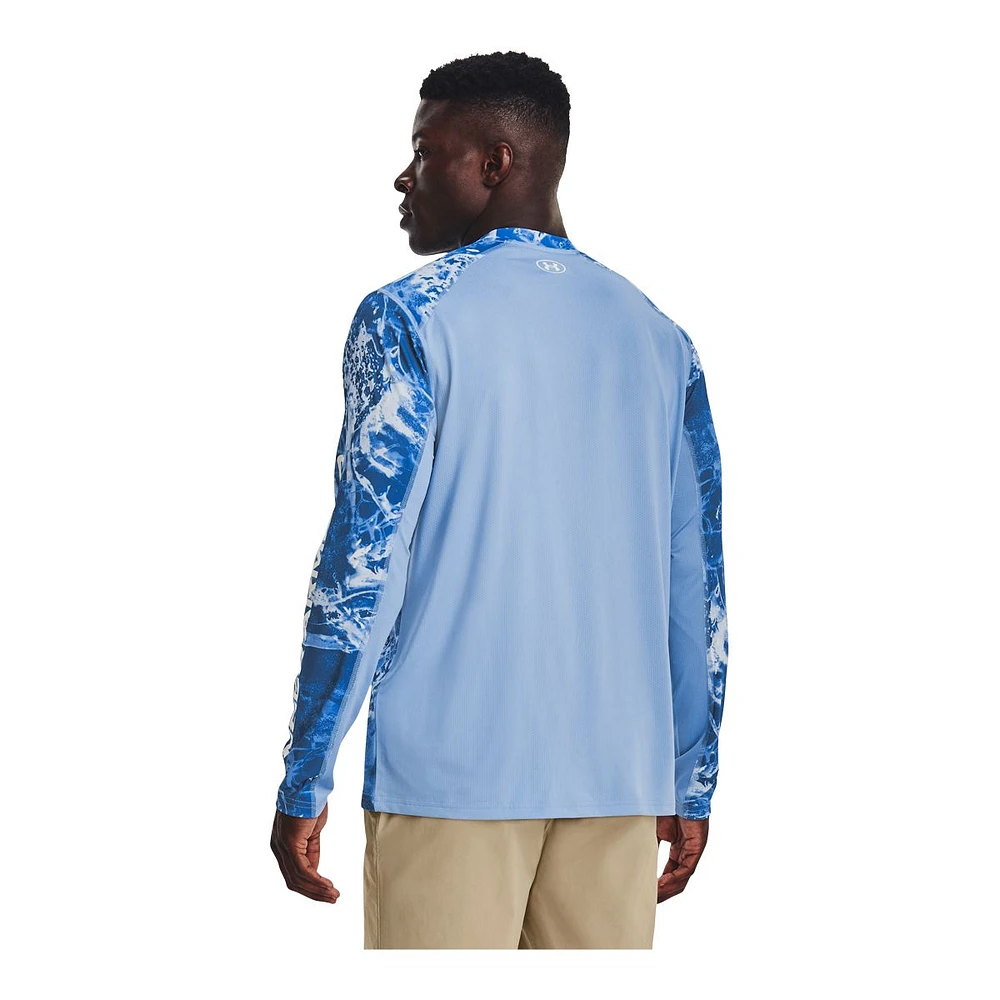 Under Armour Men's Iso-Chill Shorebreak Camo Long Sleeve Shirt