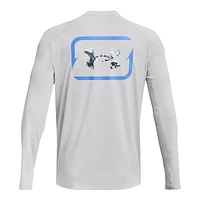 Under Armour Men's Iso-Chill Shorebreak Back Graphic Long Sleeve Shirt