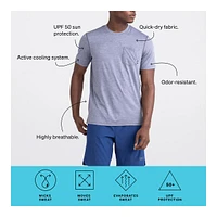 SAXX Men's Droptemp Cooling Pocket T Shirt