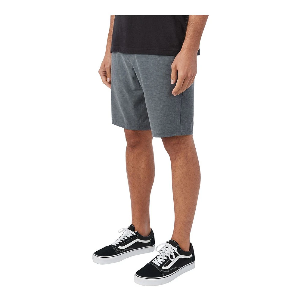 O'Neill Men's Stockton Print 20 Inch Hybrid Shorts