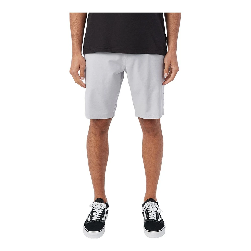 O'Neill Men's Stockton Print 20 Inch Hybrid Shorts