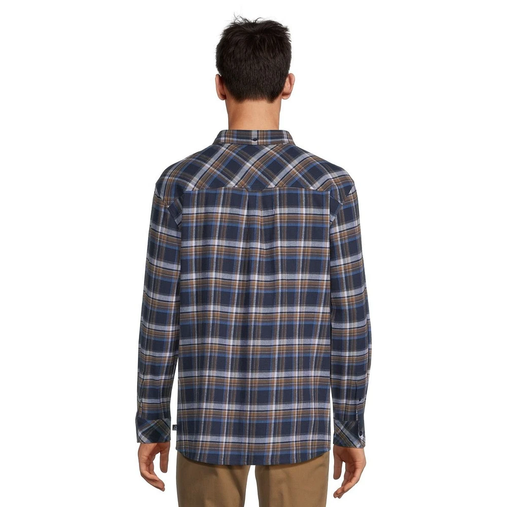 Ripzone Men's Divide Flannel Long Sleeve Shirt