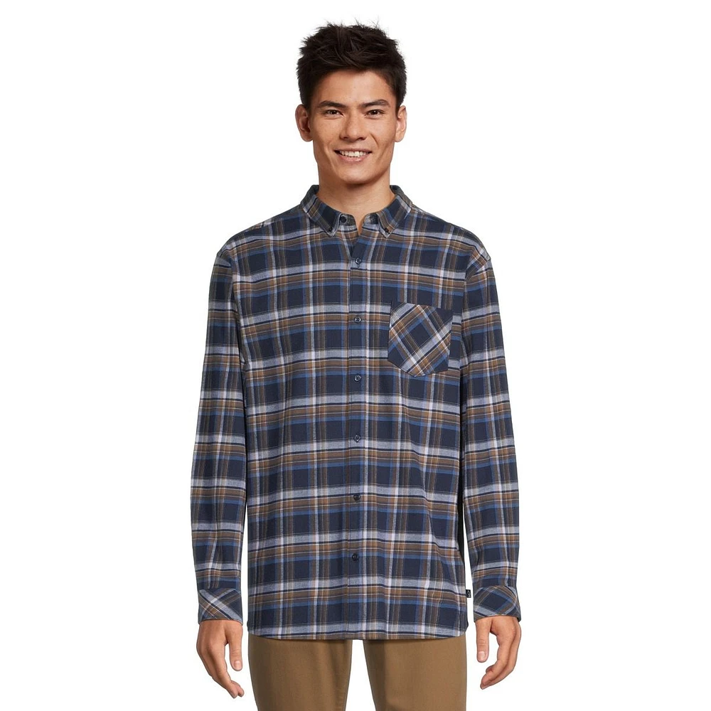 Ripzone Men's Divide Flannel Long Sleeve Shirt