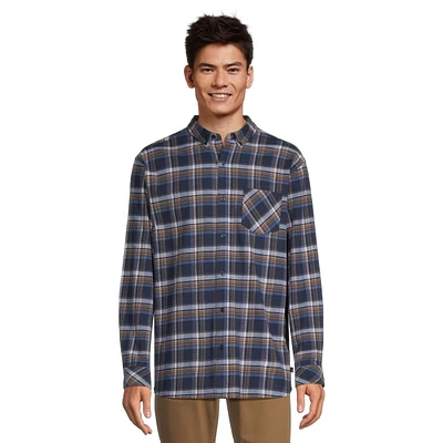 Ripzone Men's Divide Flannel Long Sleeve Shirt