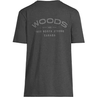 Woods Men's Cayley Logo 2 T Shirt