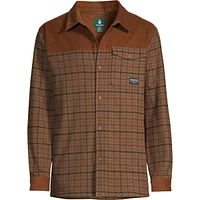 Woods Men's Foley Thin Line Plaid Shacket