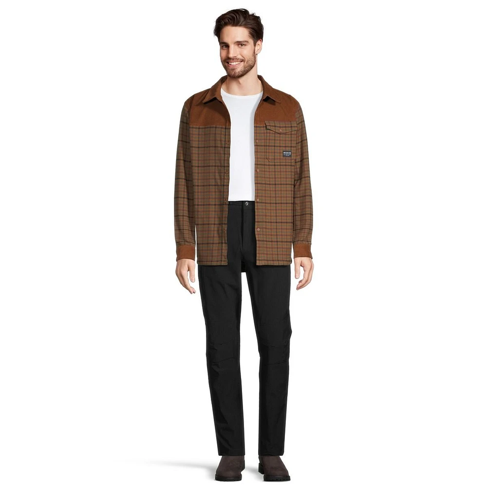 Woods Men's Foley Thin Line Plaid Shacket