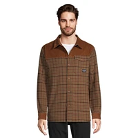 Woods Men's Foley Thin Line Plaid Shacket