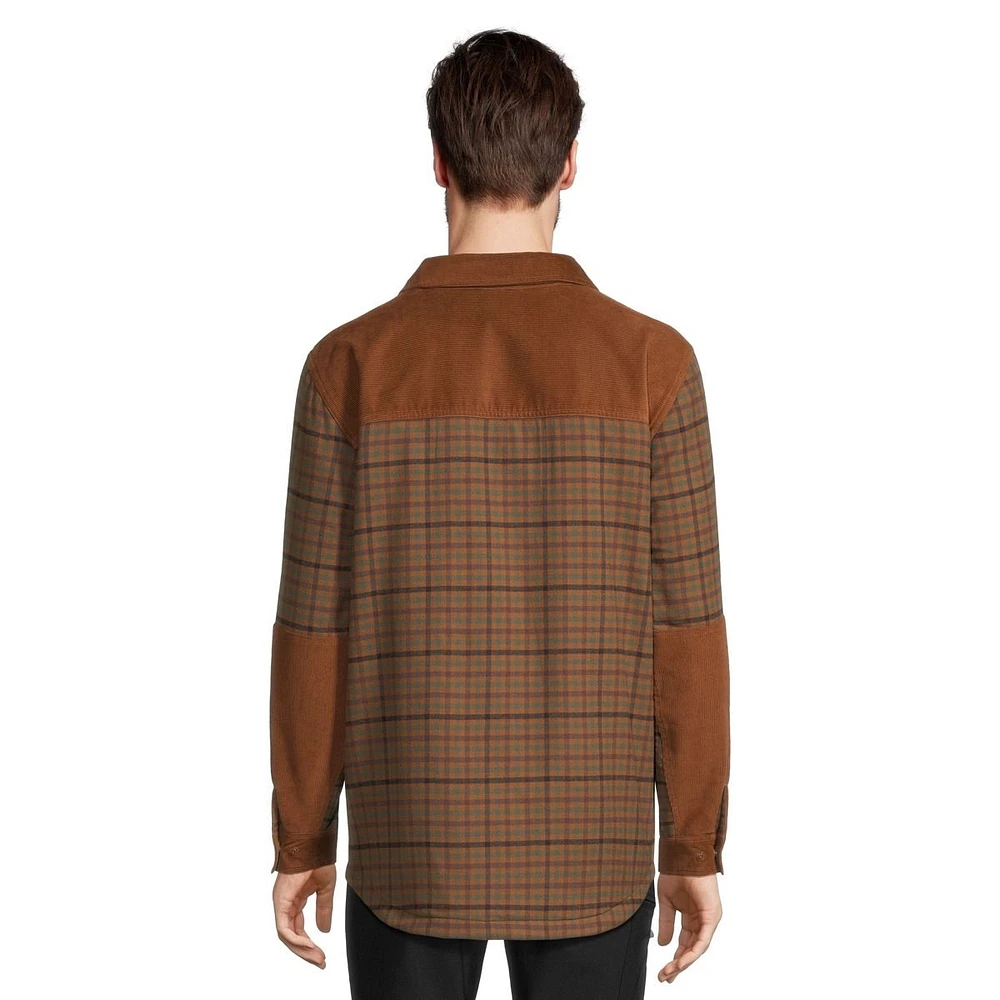 Woods Men's Foley Thin Line Plaid Shacket