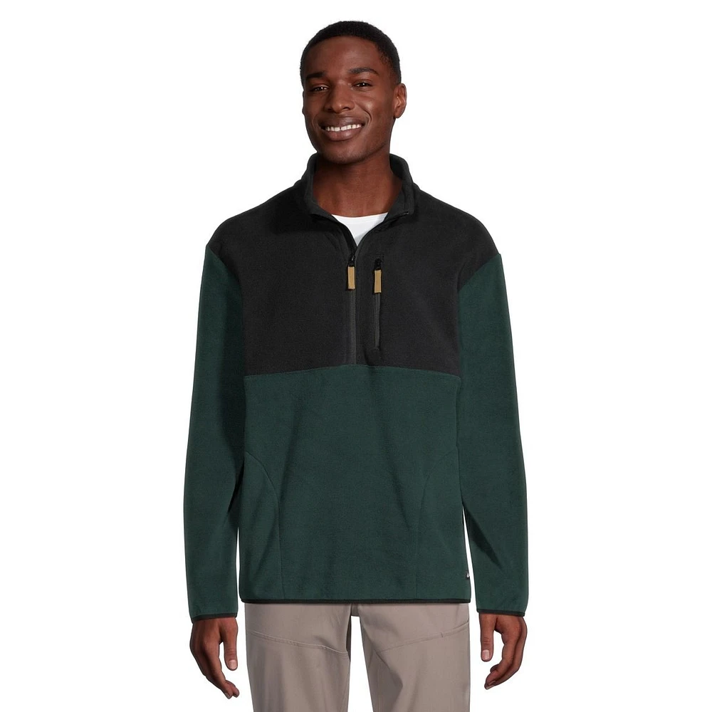 Woods Men's Blakiston II Colour Block 1/4 Zip Sweater