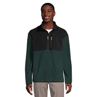 Woods Men's Blakiston II Colour Block 1/4 Zip Sweater