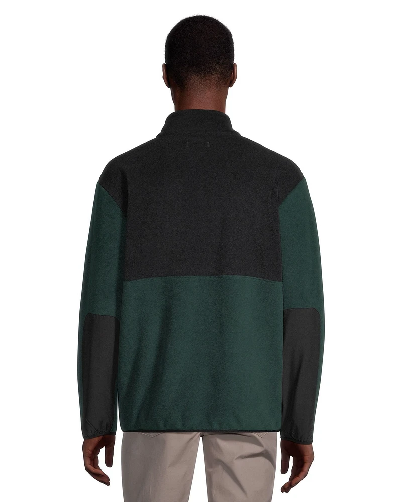 Woods Men's Blakiston II Colour Block 1/4 Zip Sweater