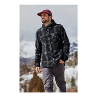 Woods Men's Hasler Fleece Button Up T Shirt