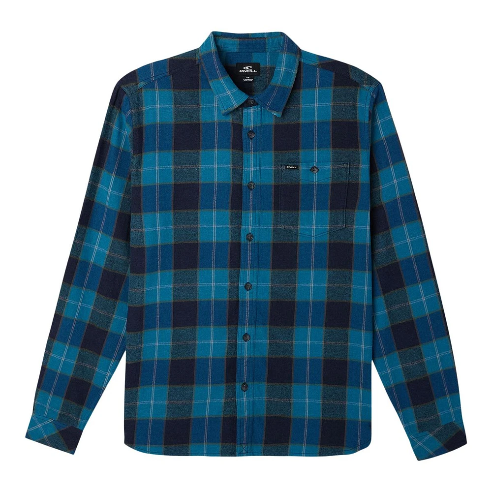 O'Neill Men's Redmond Plaid Stretch Flannel Top