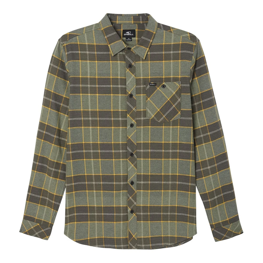 O'Neill Men's Redmond Plaid Stretch Flannel Top