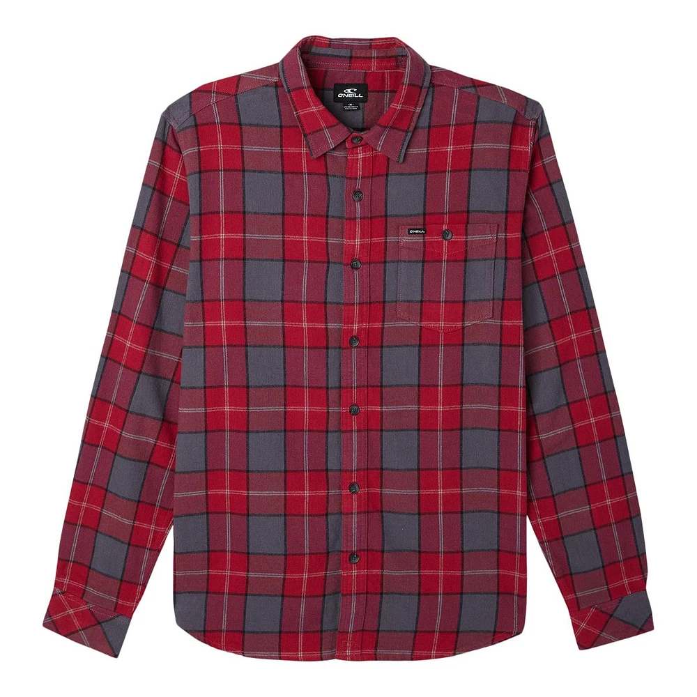 O'Neill Men's Redmond Plaid Stretch Flannel Top