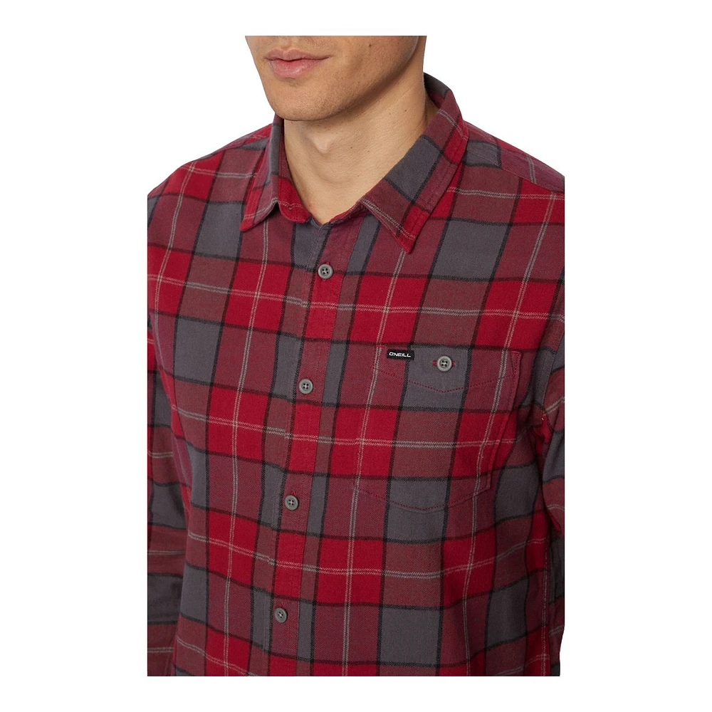 O'Neill Men's Redmond Plaid Stretch Flannel Top