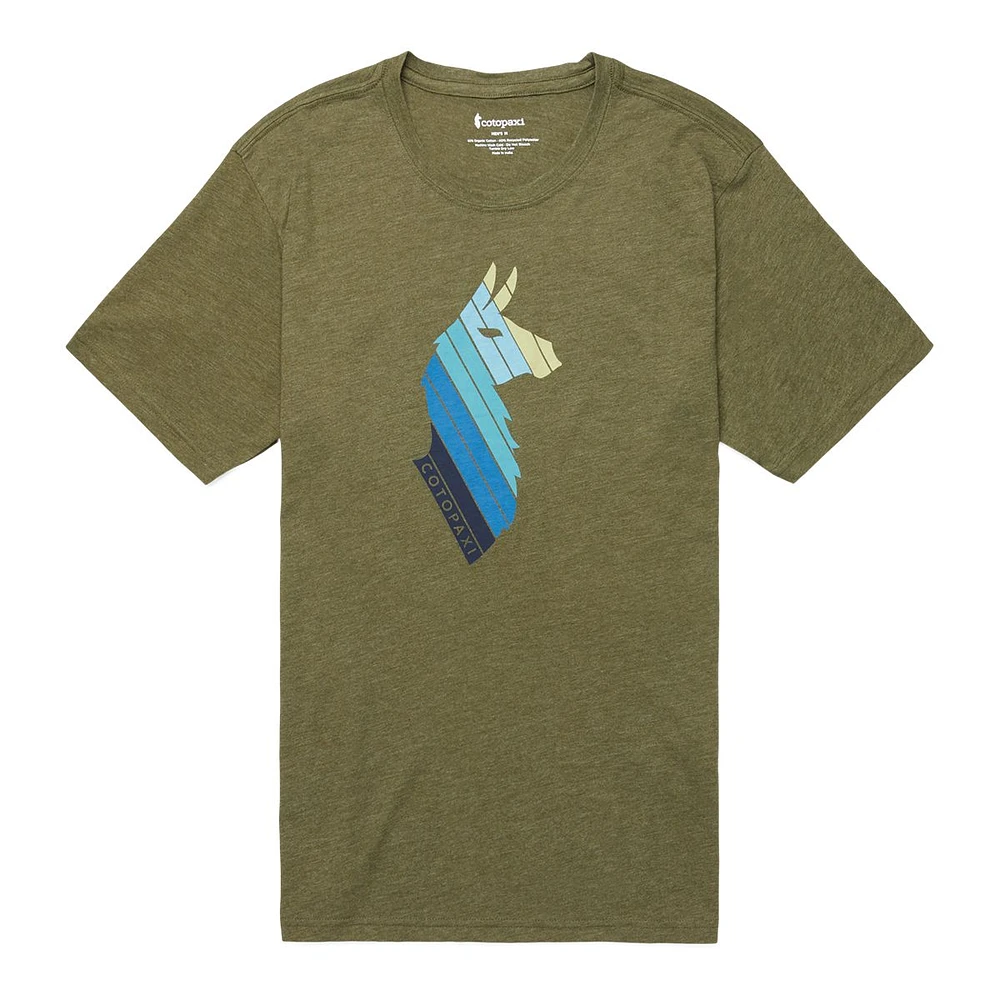 Cotopaxi Men's Llama Stripes Organic T Shirt