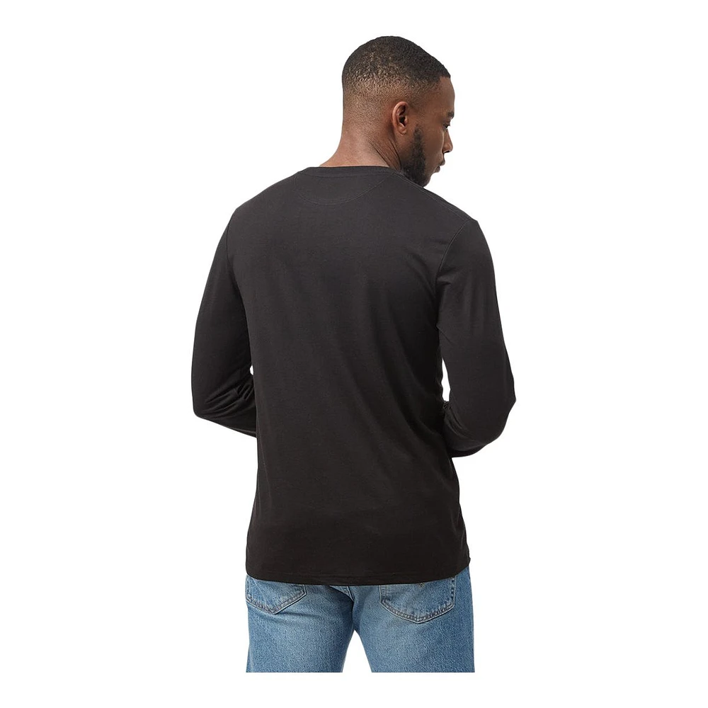 Tentree Men's Treeblend Crew Neck Long Sleeve T Shirt