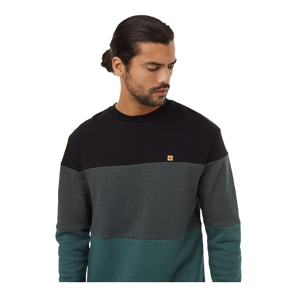 tentree Men's TreeFleece Blocked Sweatshirt