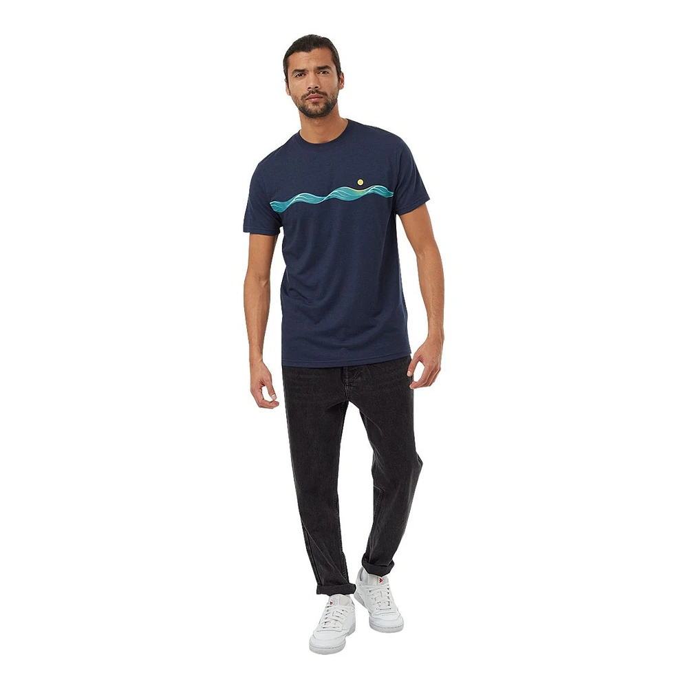 Tentree Men's Artist Waves T Shirt