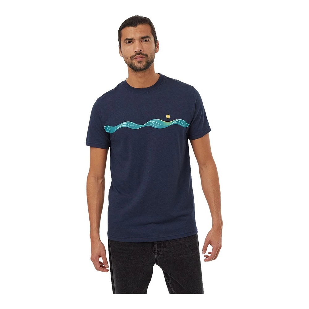 Tentree Men's Artist Waves T Shirt