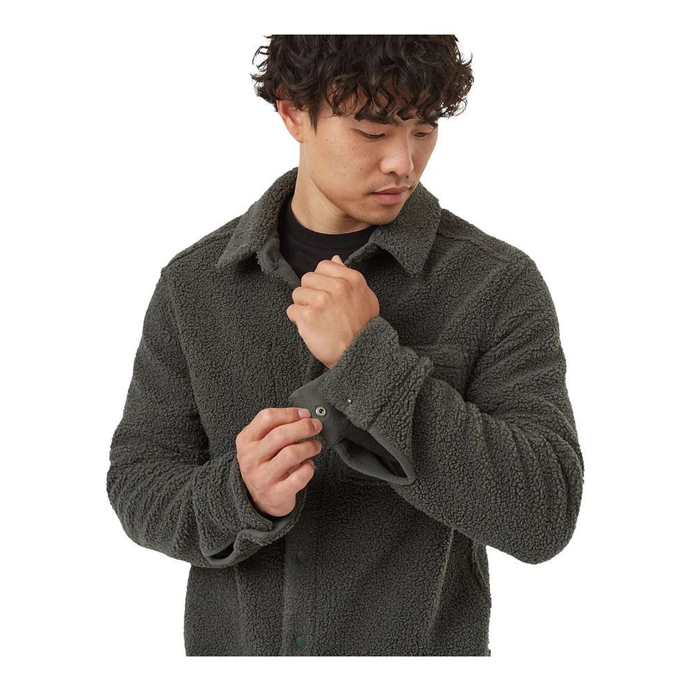 tentree Men's Reversible Recycled Boucle Shacket