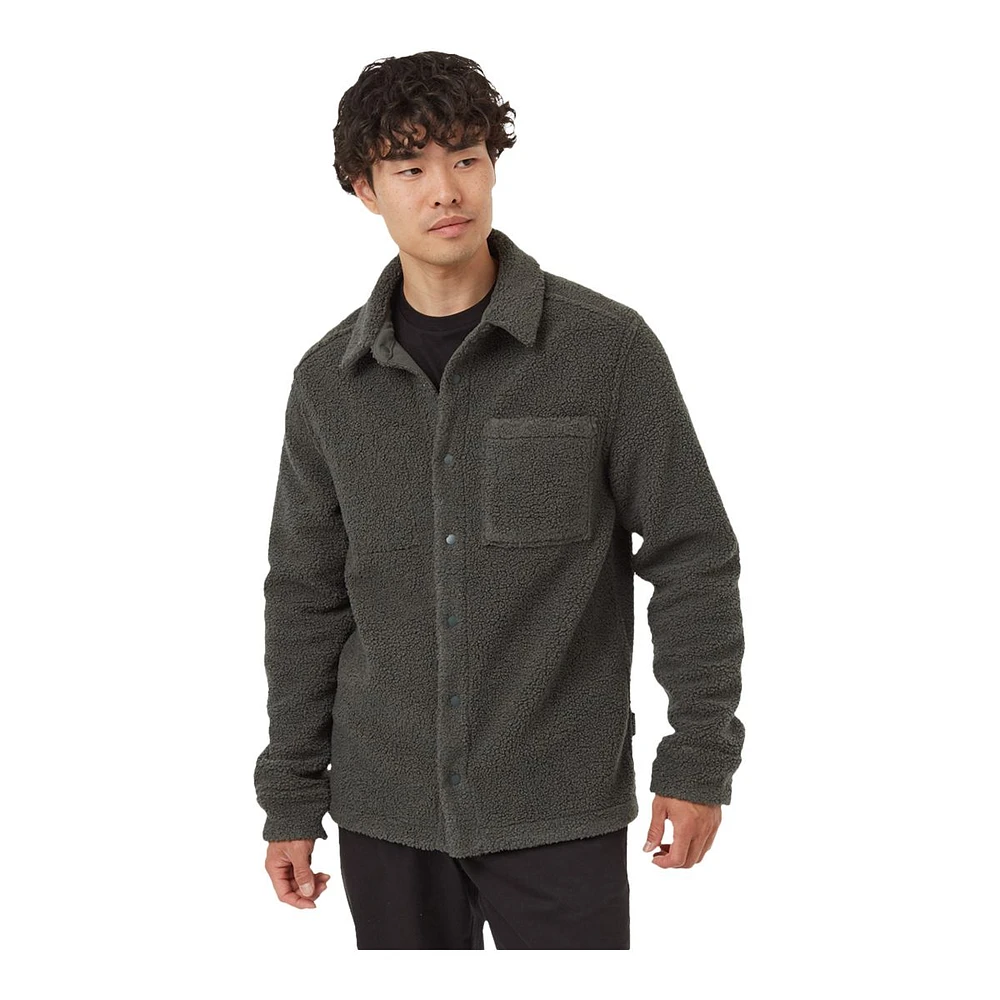 tentree Men's Reversible Recycled Boucle Shacket