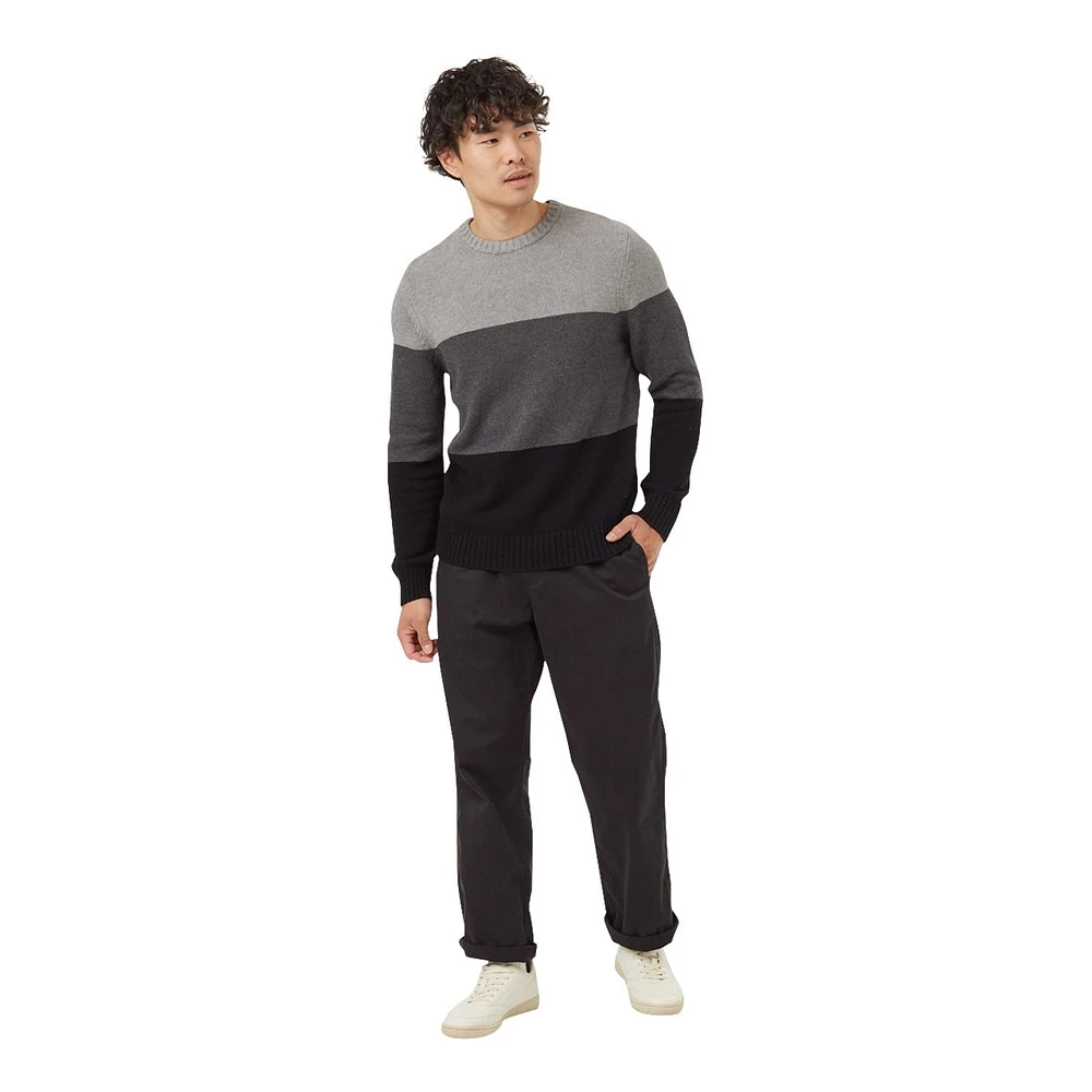 Tentree Men's Highline Blocked Crew Sweater