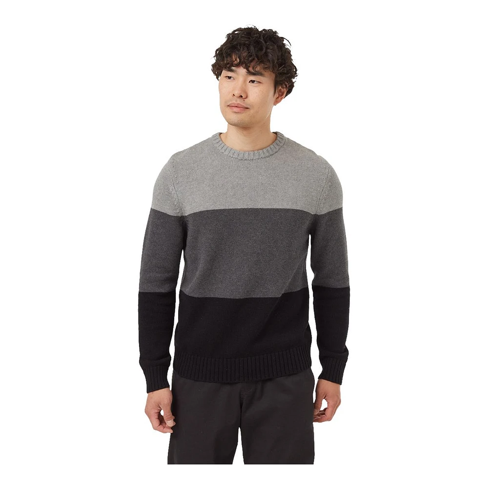 Tentree Men's Highline Blocked Crew Sweater