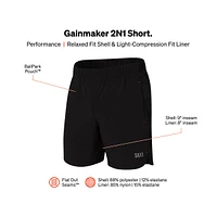 Saxx Men's Gainmaker 9 Inch 2 1 Shorts