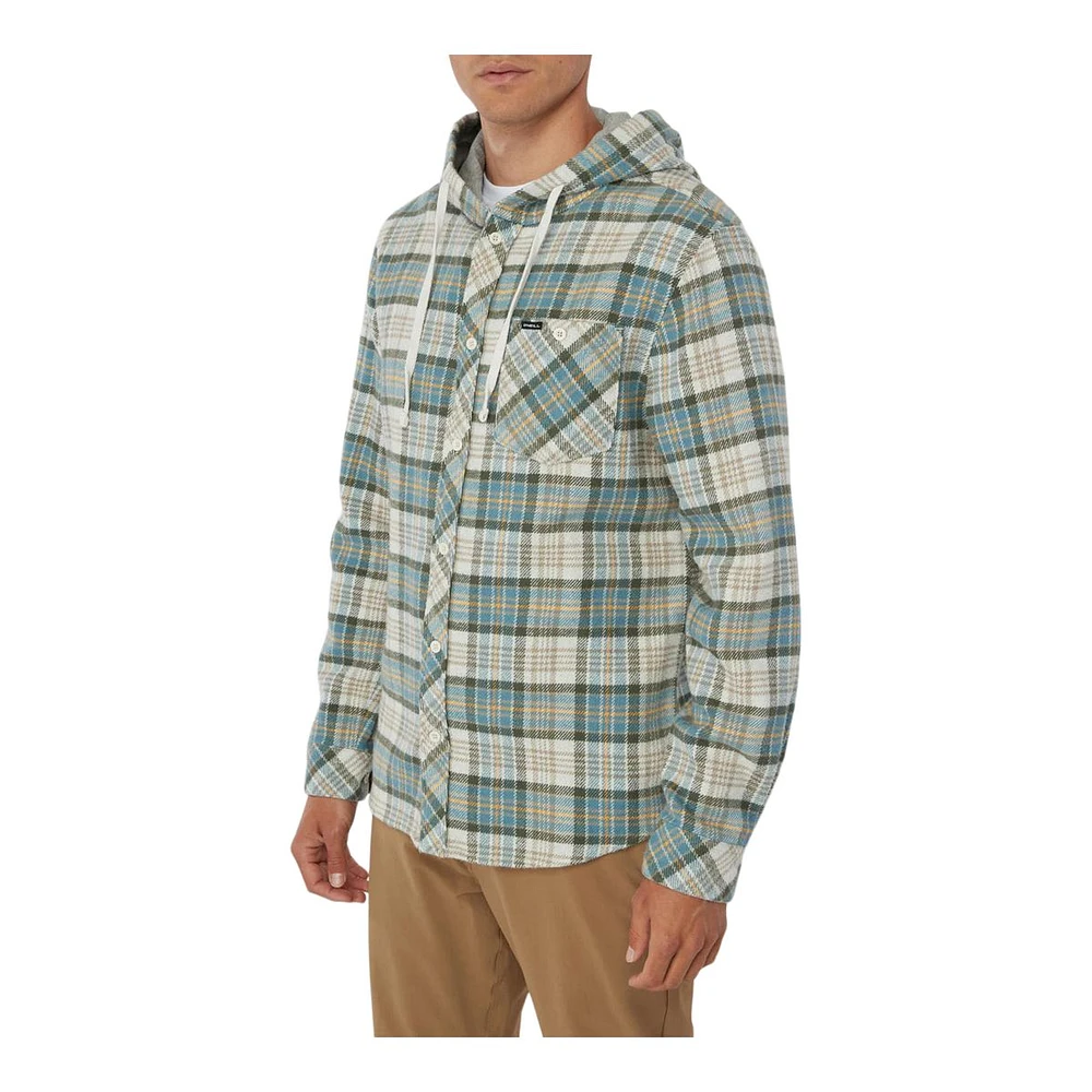 O'Neill Men's Clayton Hooded Flannel Shirt