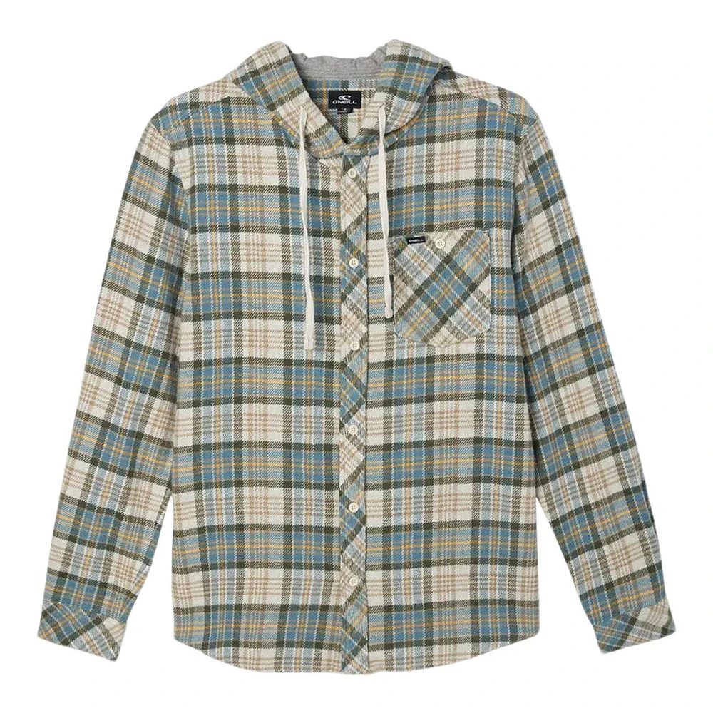 O'Neill Men's Clayton Hooded Flannel Shirt