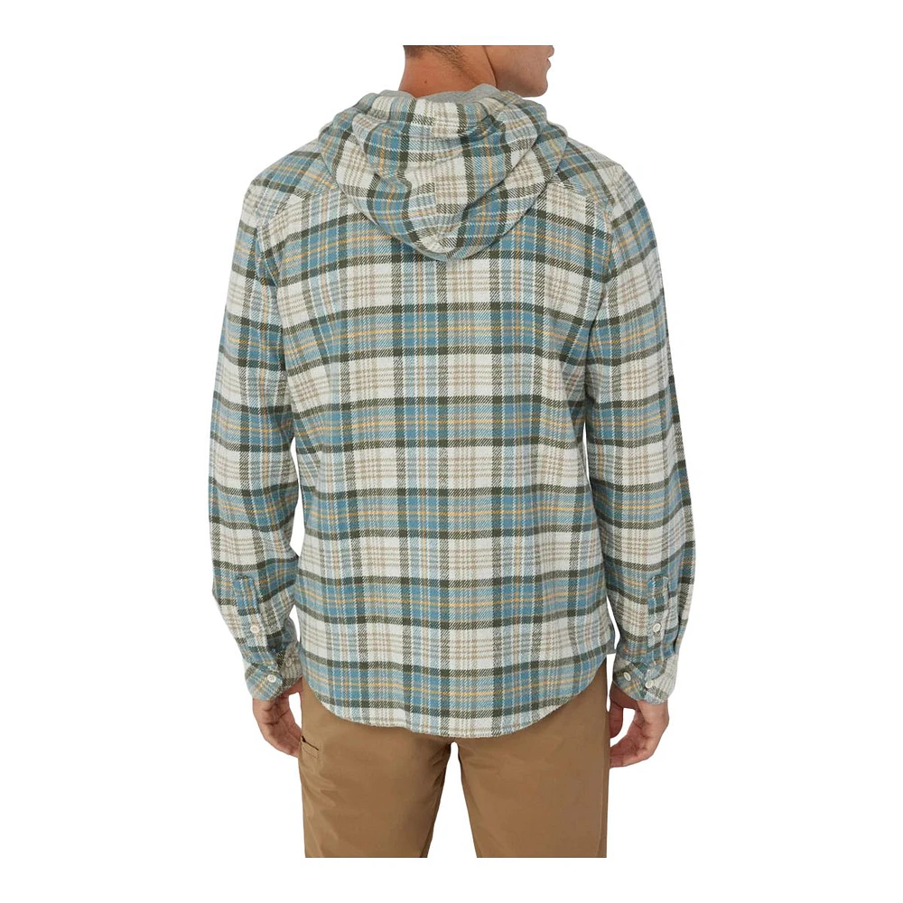 O'Neill Men's Clayton Hooded Flannel Shirt