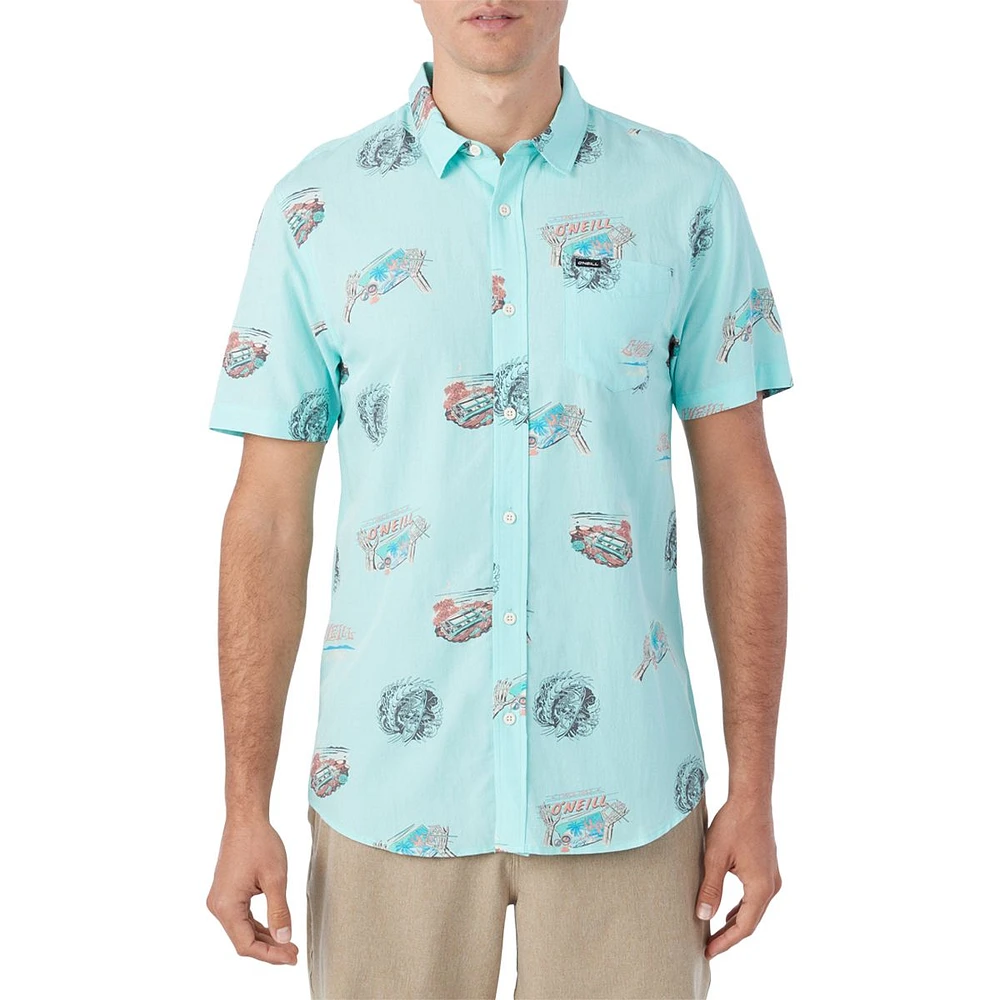 O'Neill Men's Artist Series Oasis Eco Woven Shirt