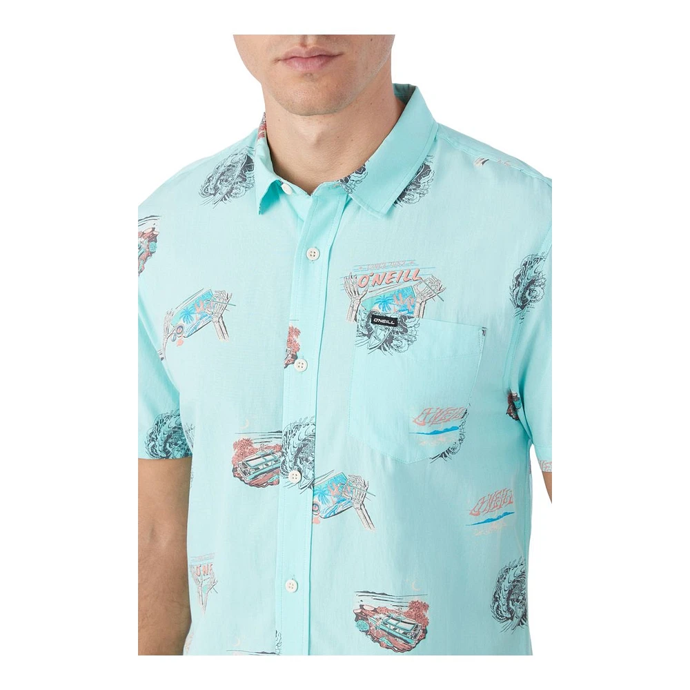 O'Neill Men's Artist Series Oasis Eco Woven Shirt