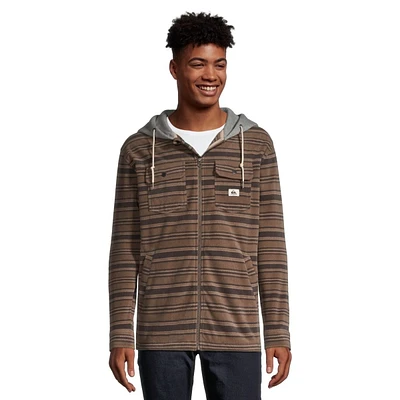 Quiksilver Men's Super Swell Hooded Flannel Top