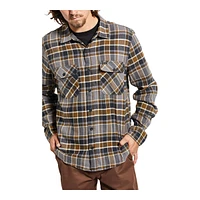 Brixton Men's Bowery Long Sleeve Flannel Shirt