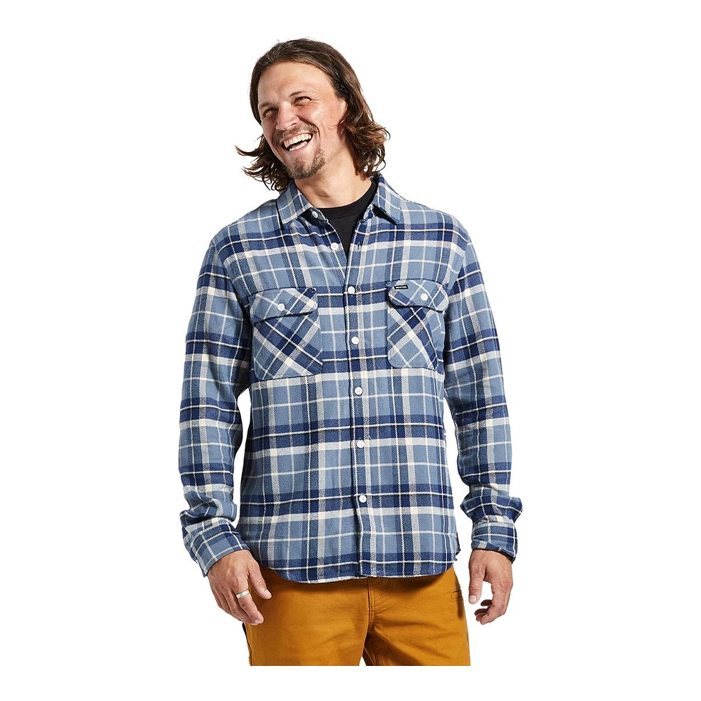 Brixton Men's Bowery Long Sleeve Flannel Shirt