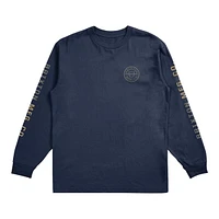 Brixton Men's Crest Long Sleeve T Shirt