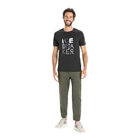 Icebreaker Men's Cotton Natural Logo T Shirt