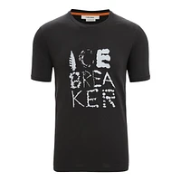 Icebreaker Men's Cotton Natural Logo T Shirt