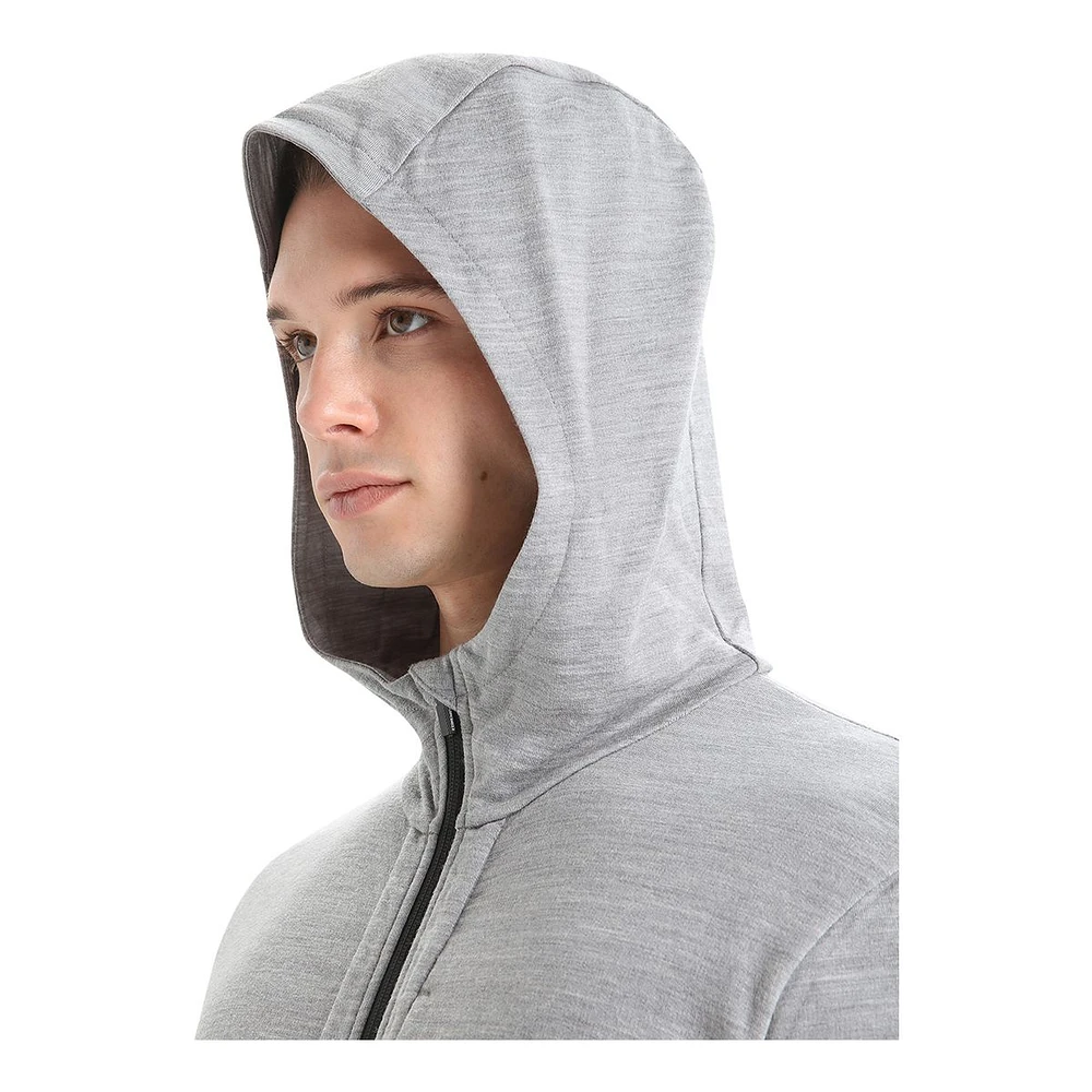 Icebreaker Men's Quantum III Zip Long Sleeve Hoodie